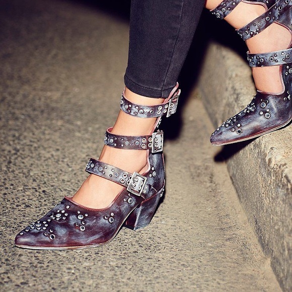 Free People Shoes - Free People Harvest Moon Leather Boot Festival Ren